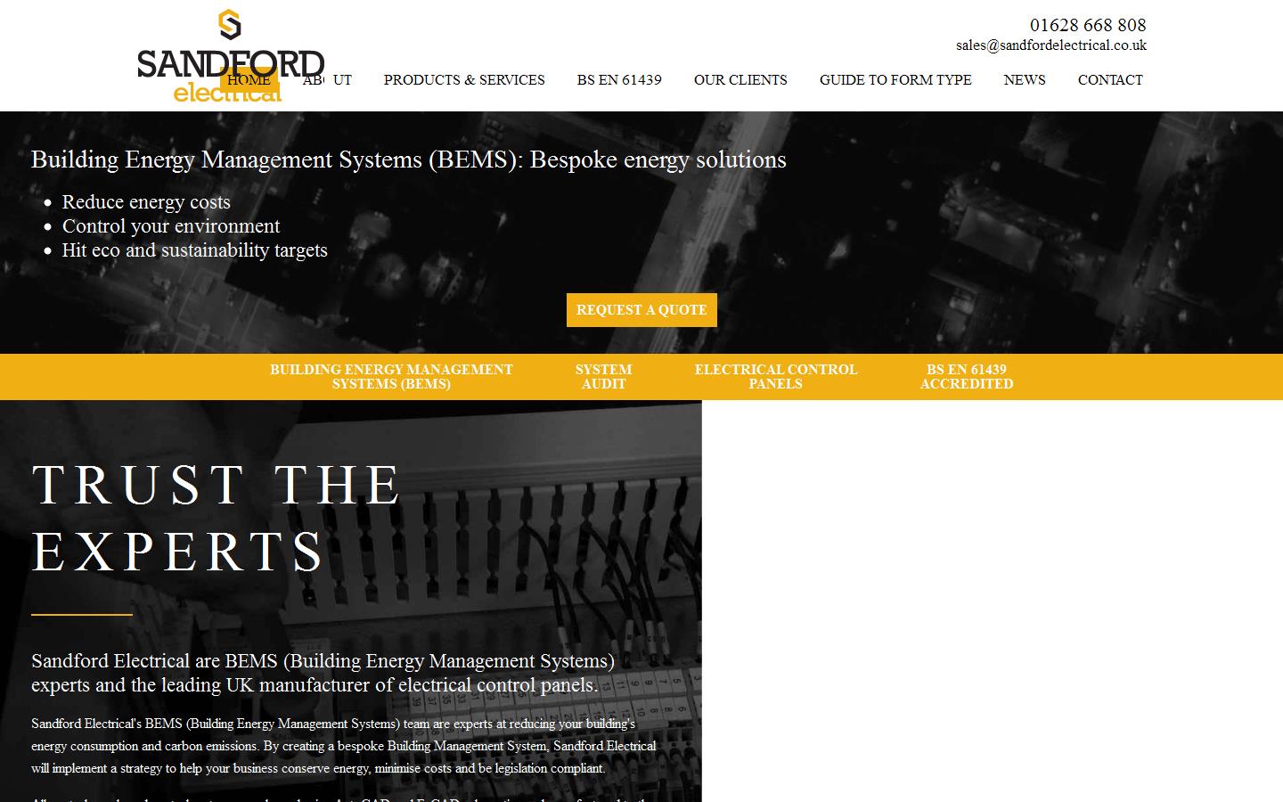 Sandford Electrical Website