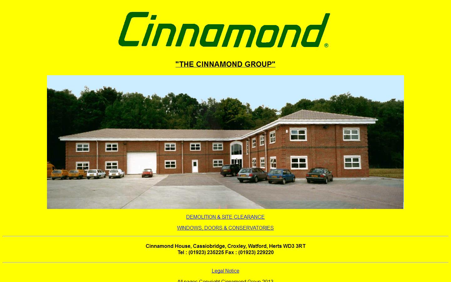 Cinnamond Plant Website