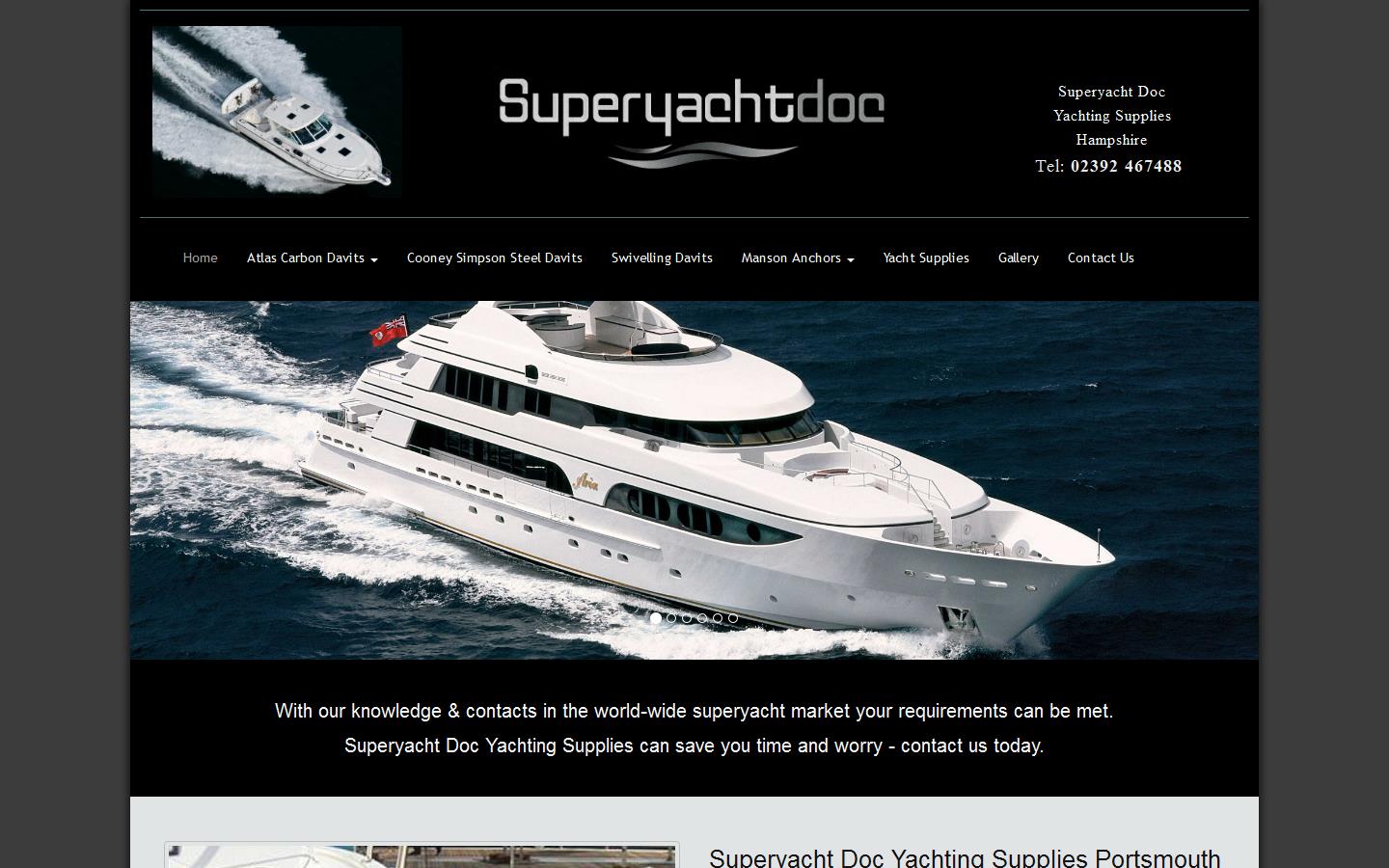 Superyacht Doc Ltd Website