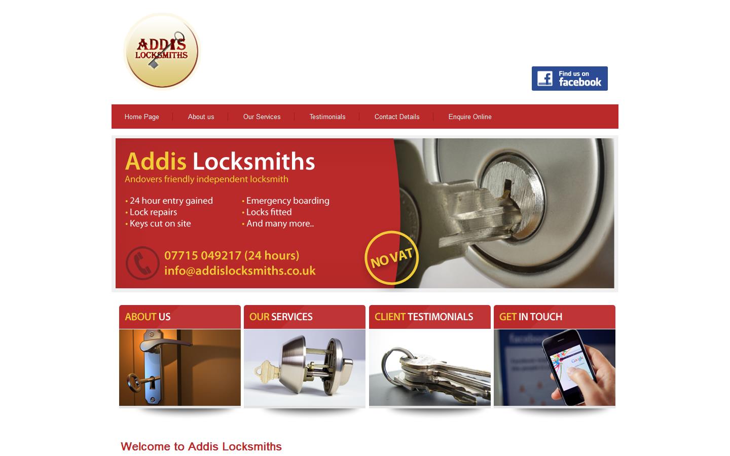 Addis Locksmiths Website