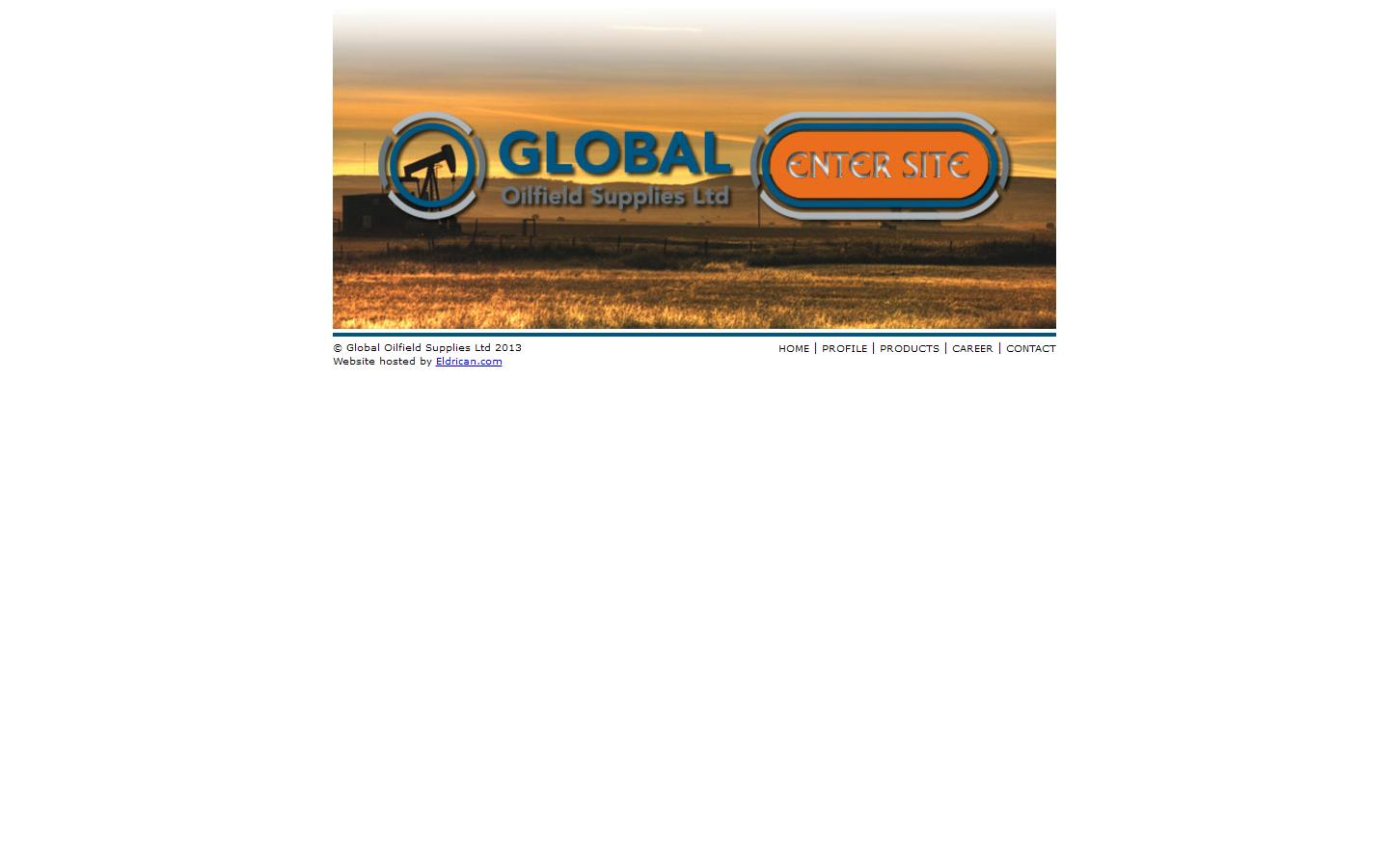 Global Oilfield Supplies Ltd Website