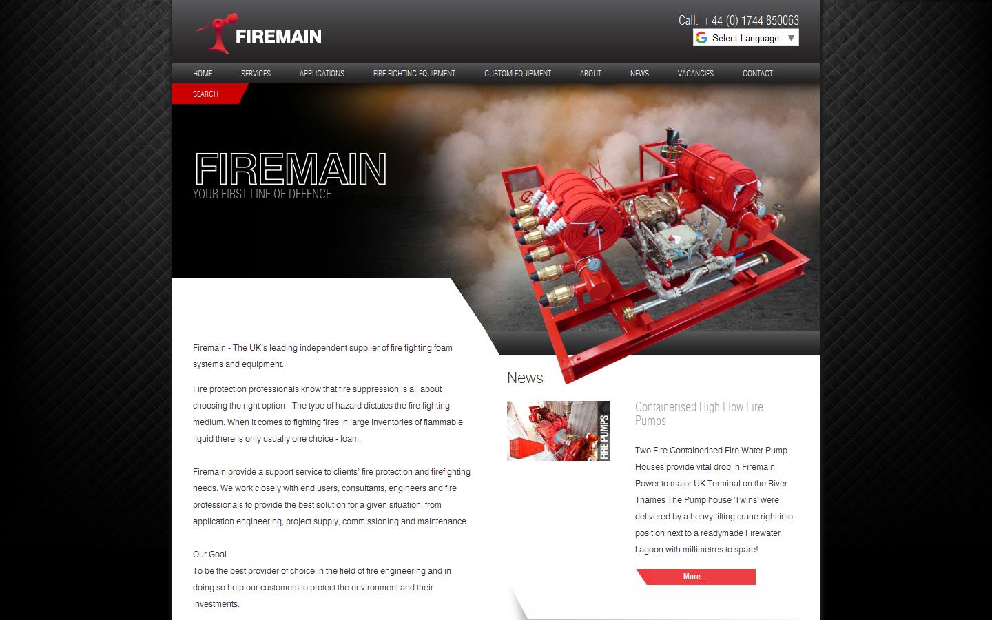 Firemain Engineering Website