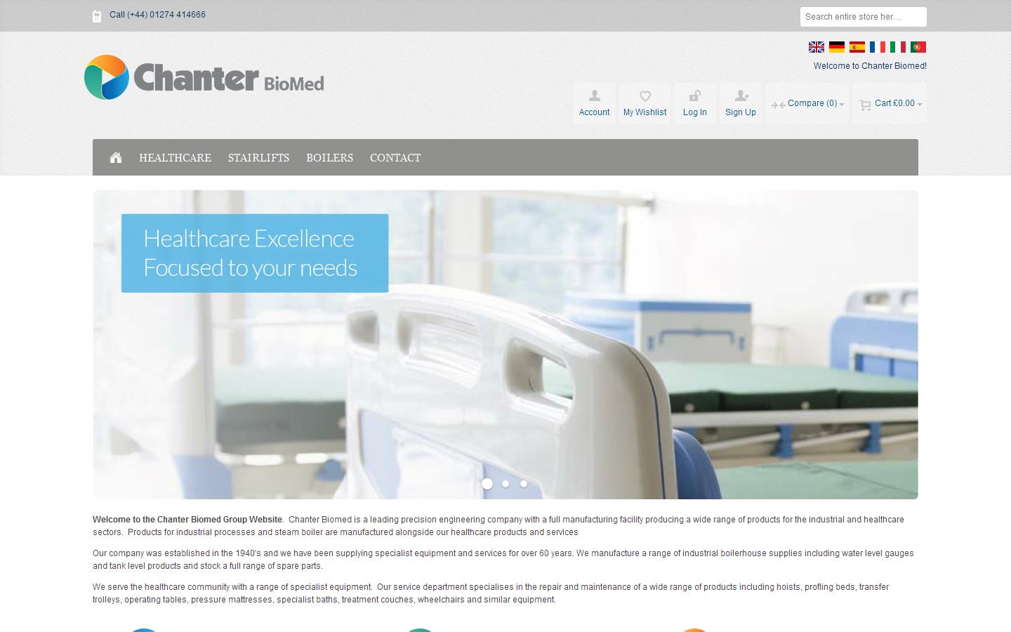 Chanter Bio Med Ltd Website