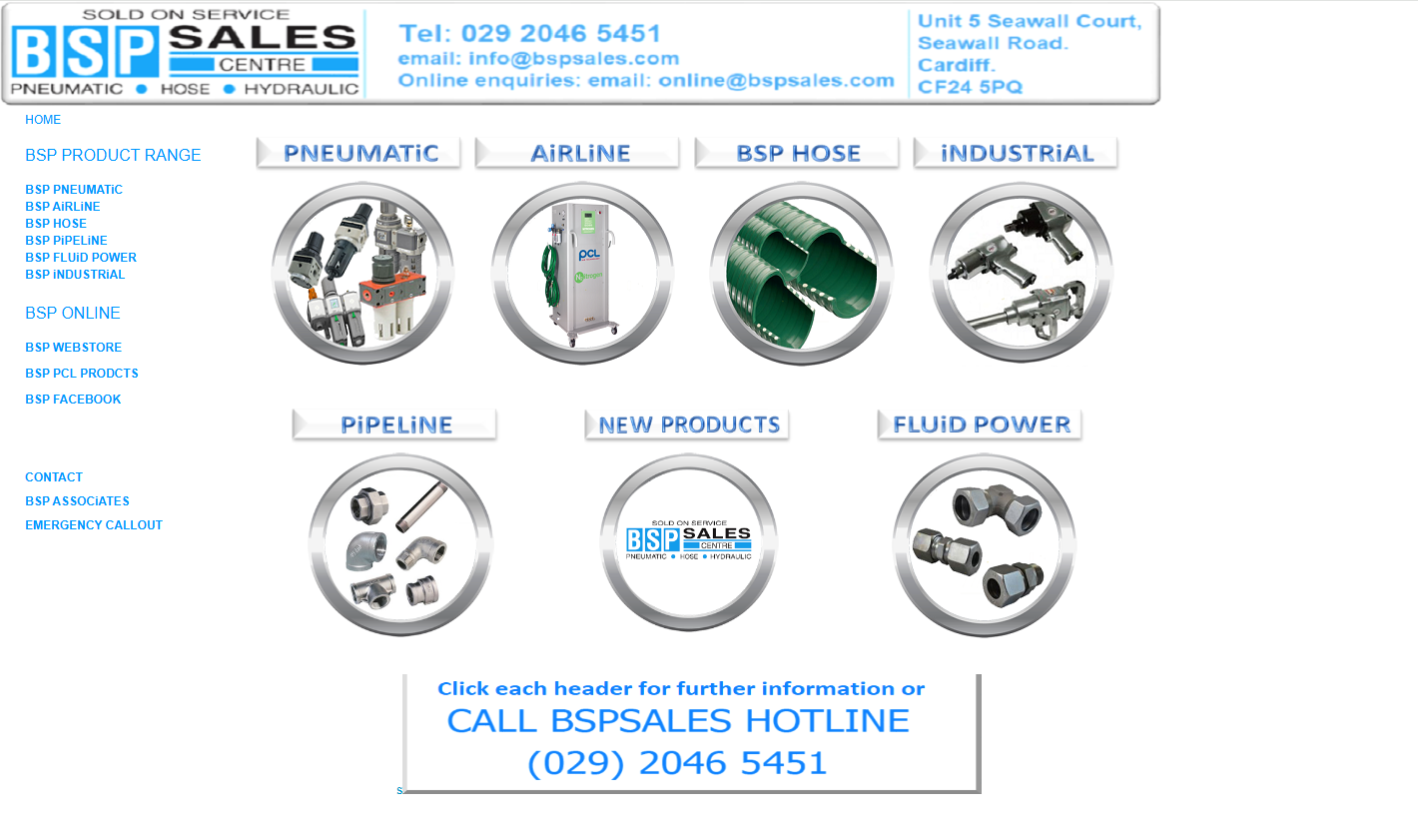 B S P Sales Centre Website