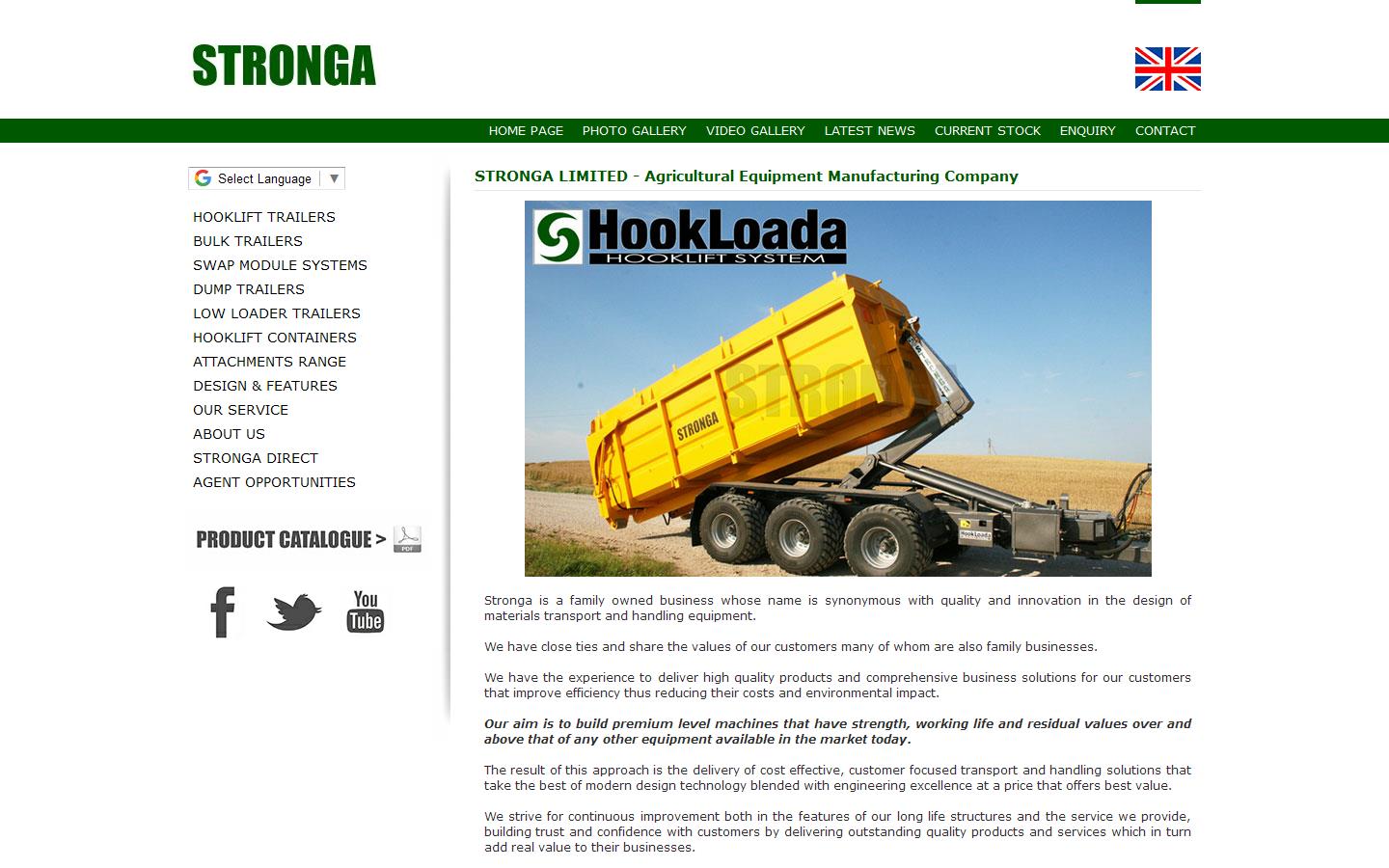 Stronga Website