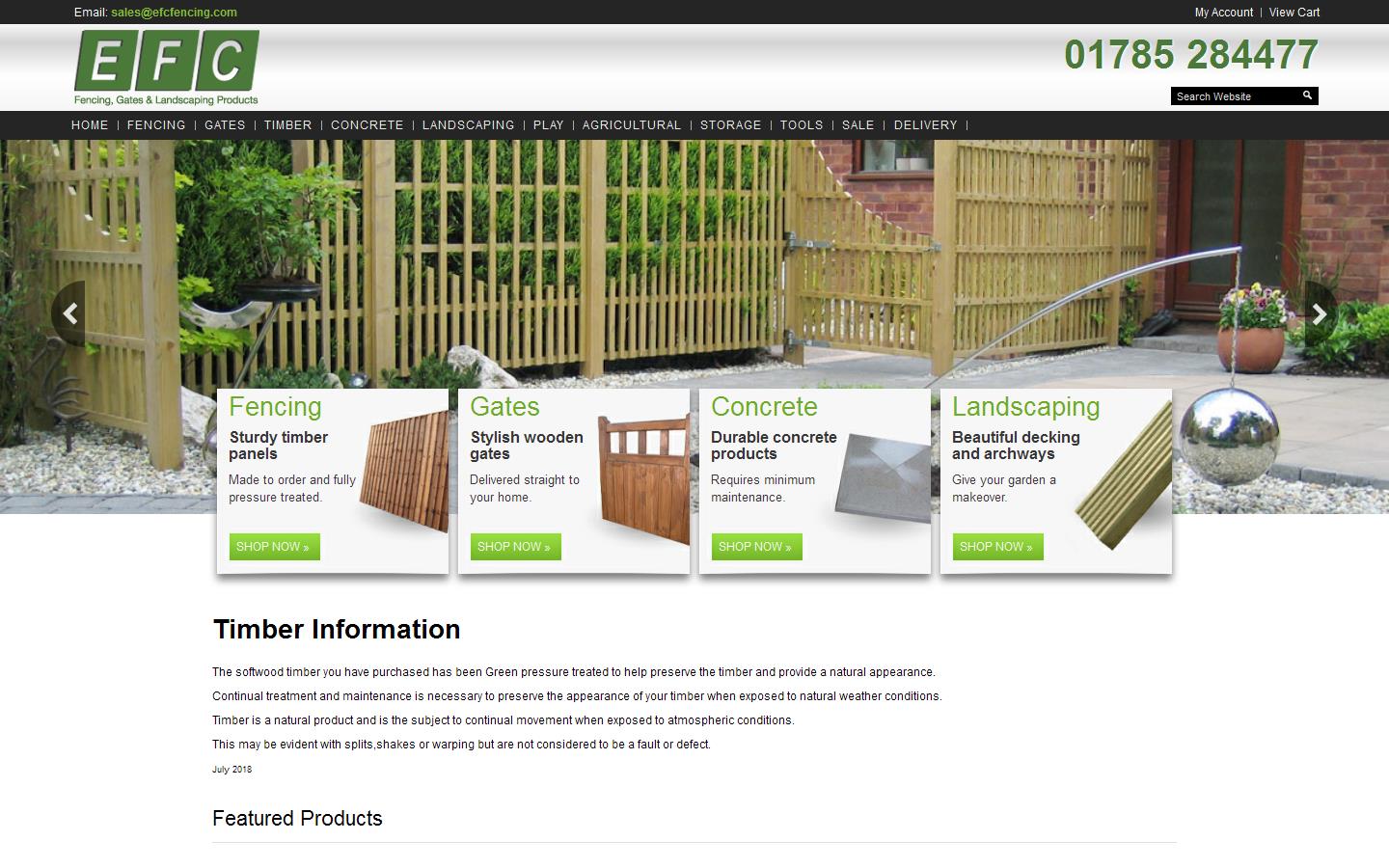 E F C Fencing Website