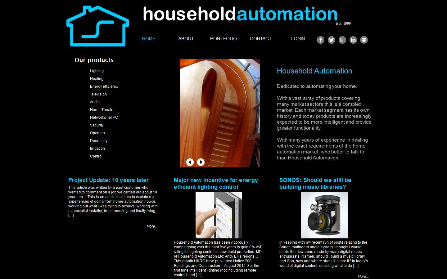 Household Automation Website