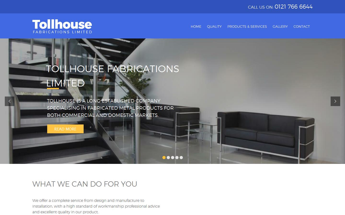 Tollhouse Fabrications Ltd Website