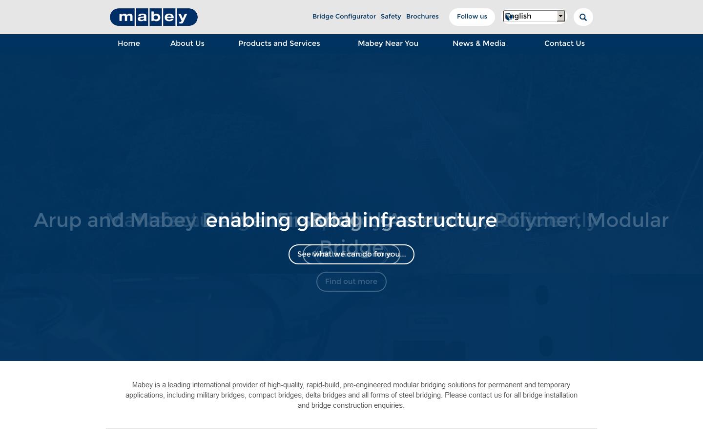 Mabey Hire Ltd Website