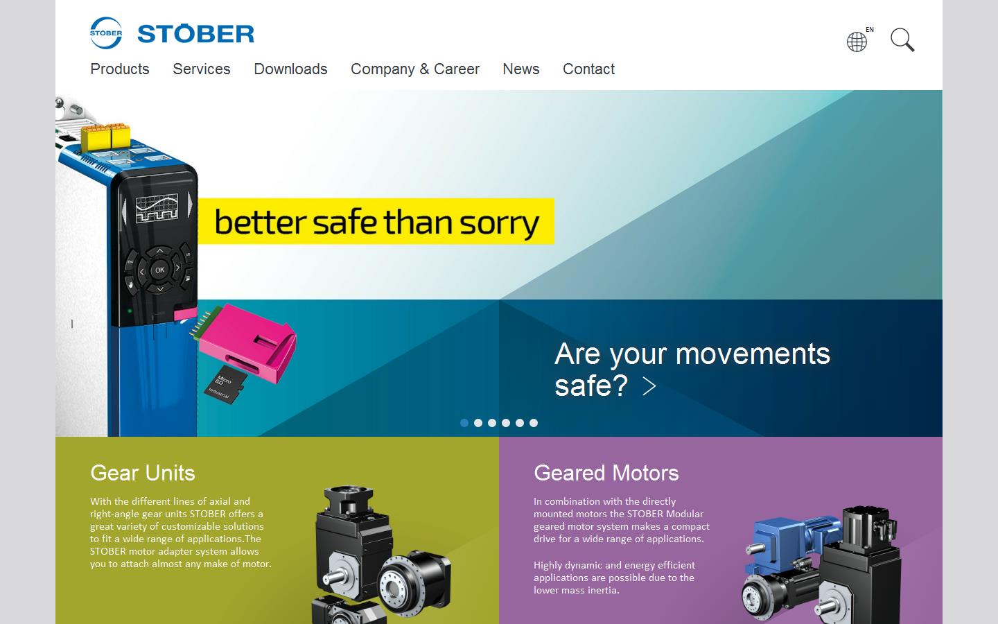 Stober Drives Ltd Website