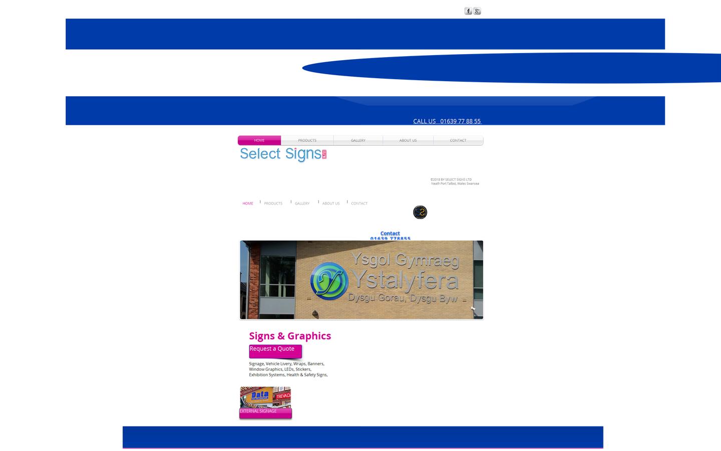 Select Signs Ltd Website