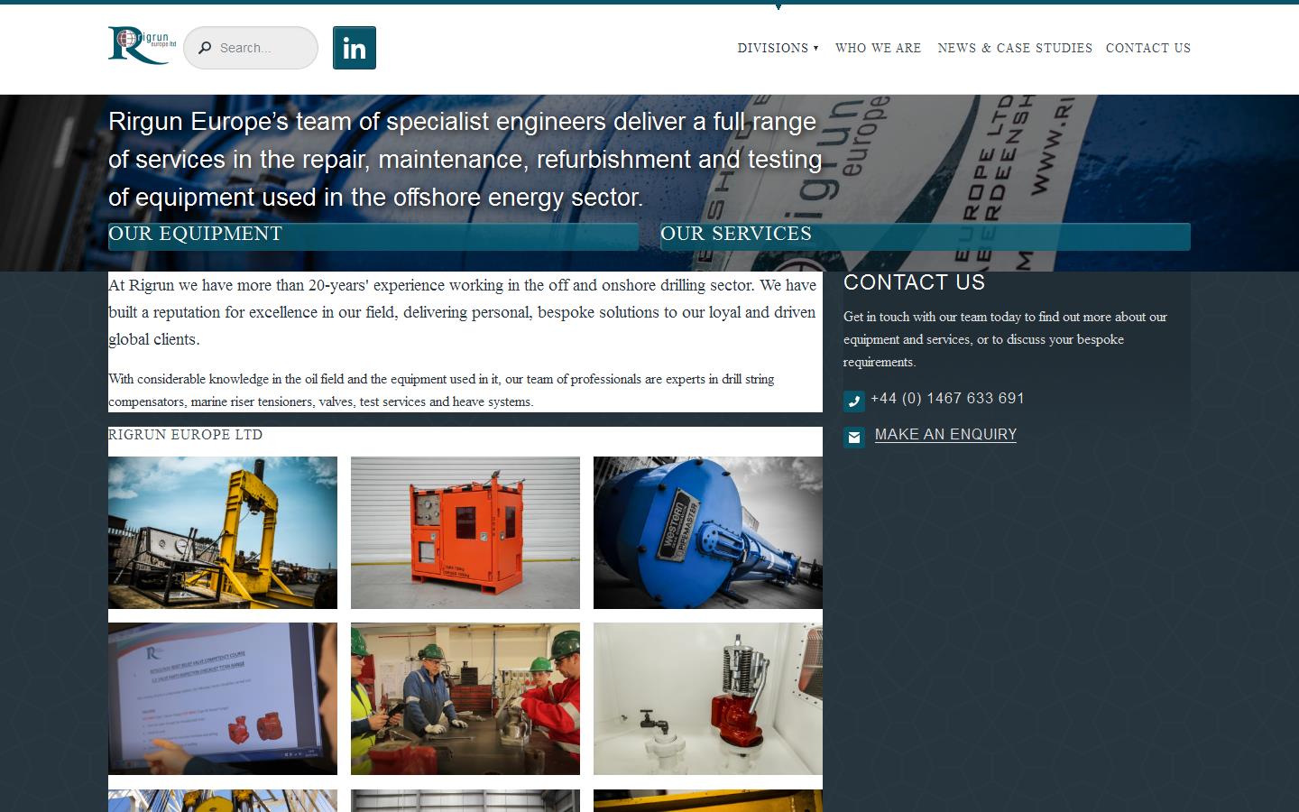 Rigrun Europe Ltd Website