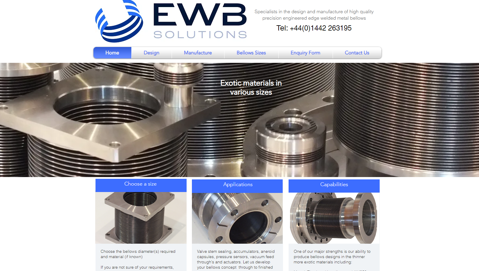 EWB Solutions Ltd Website