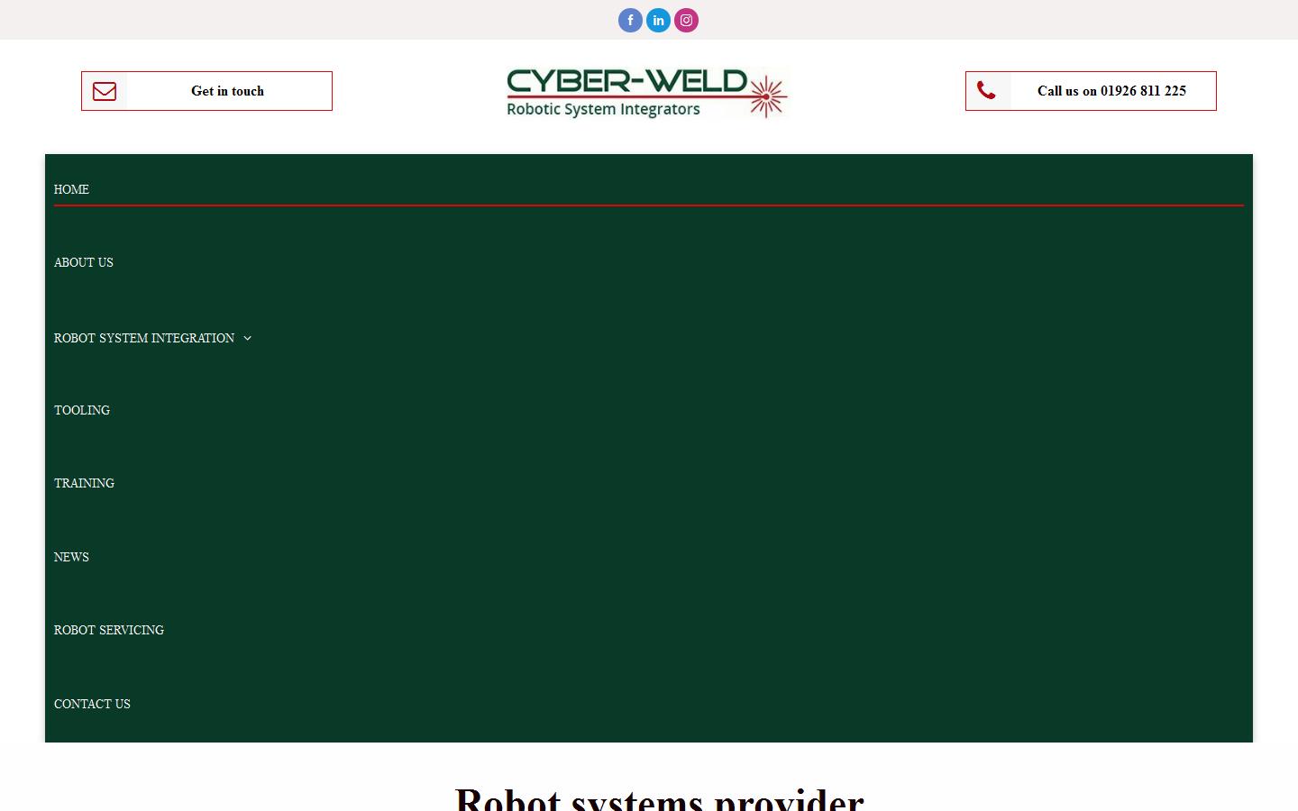 Cyber-weld Website