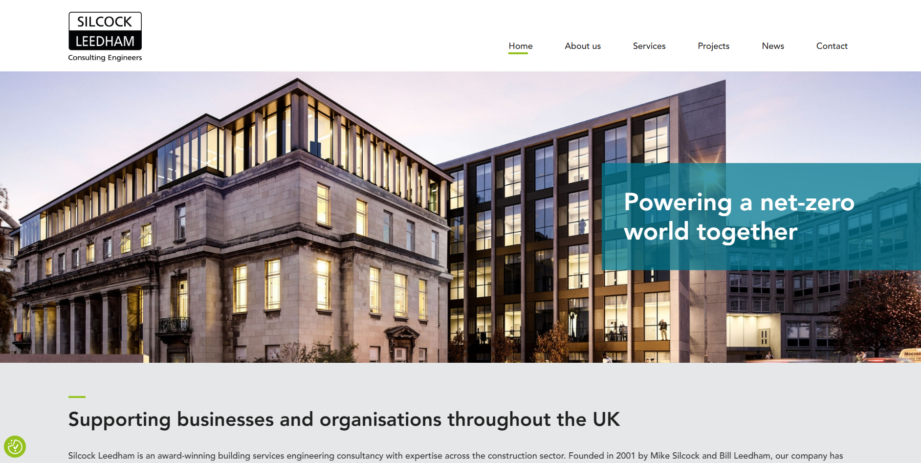 Silcock Leedham Consulting Engineers Ltd Website