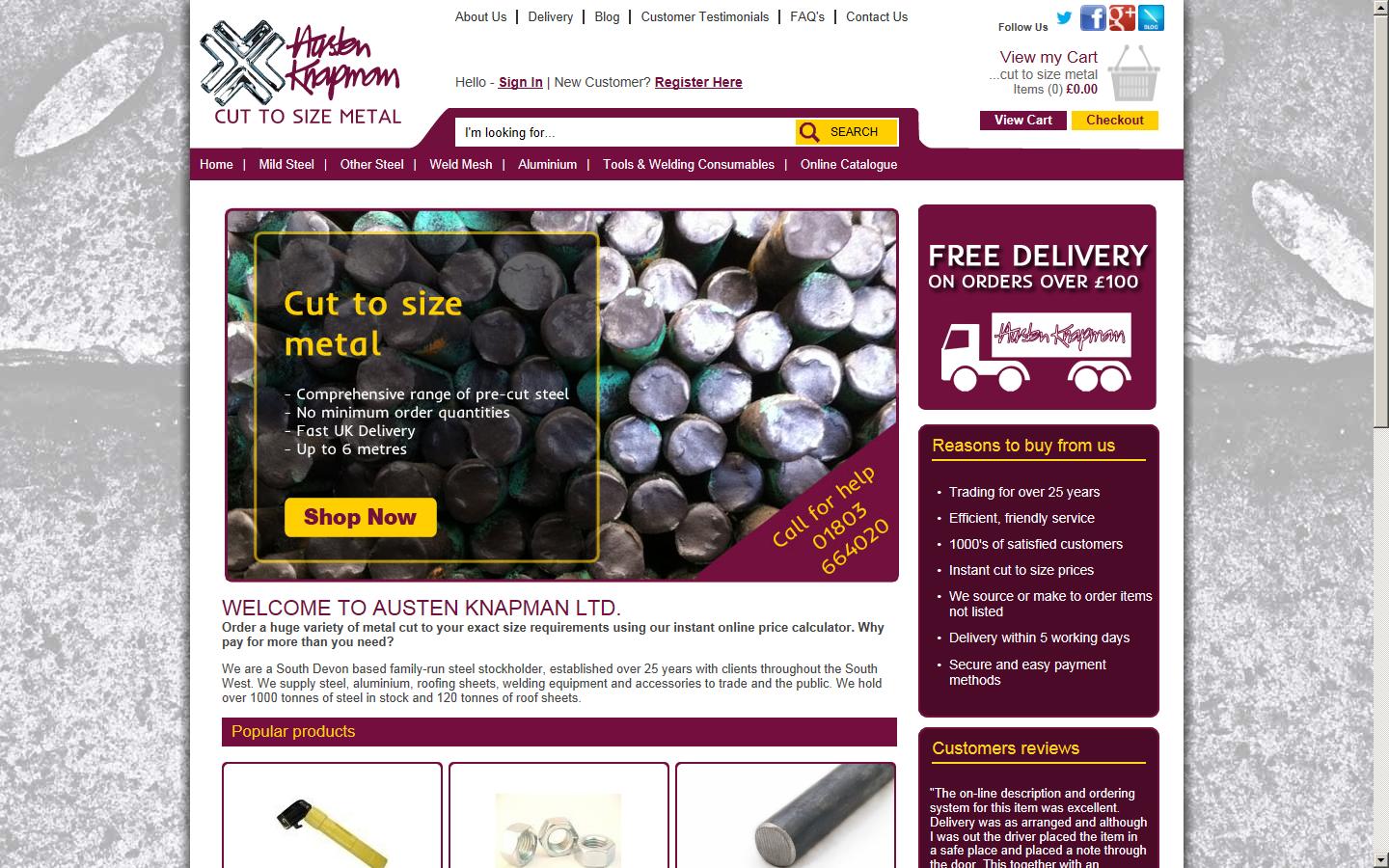 Austen Knapman Ltd Website