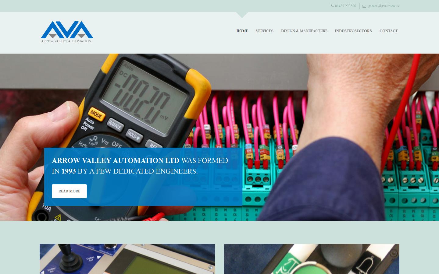 Arrow Valley Automation Ltd Website