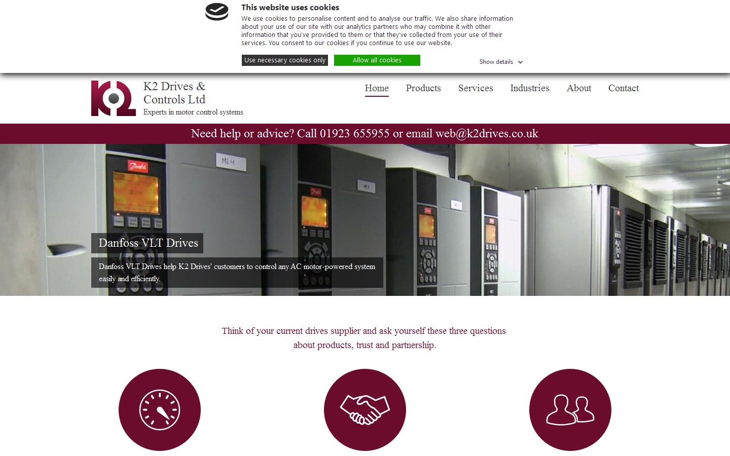 K2 Drives & Controls Ltd Website