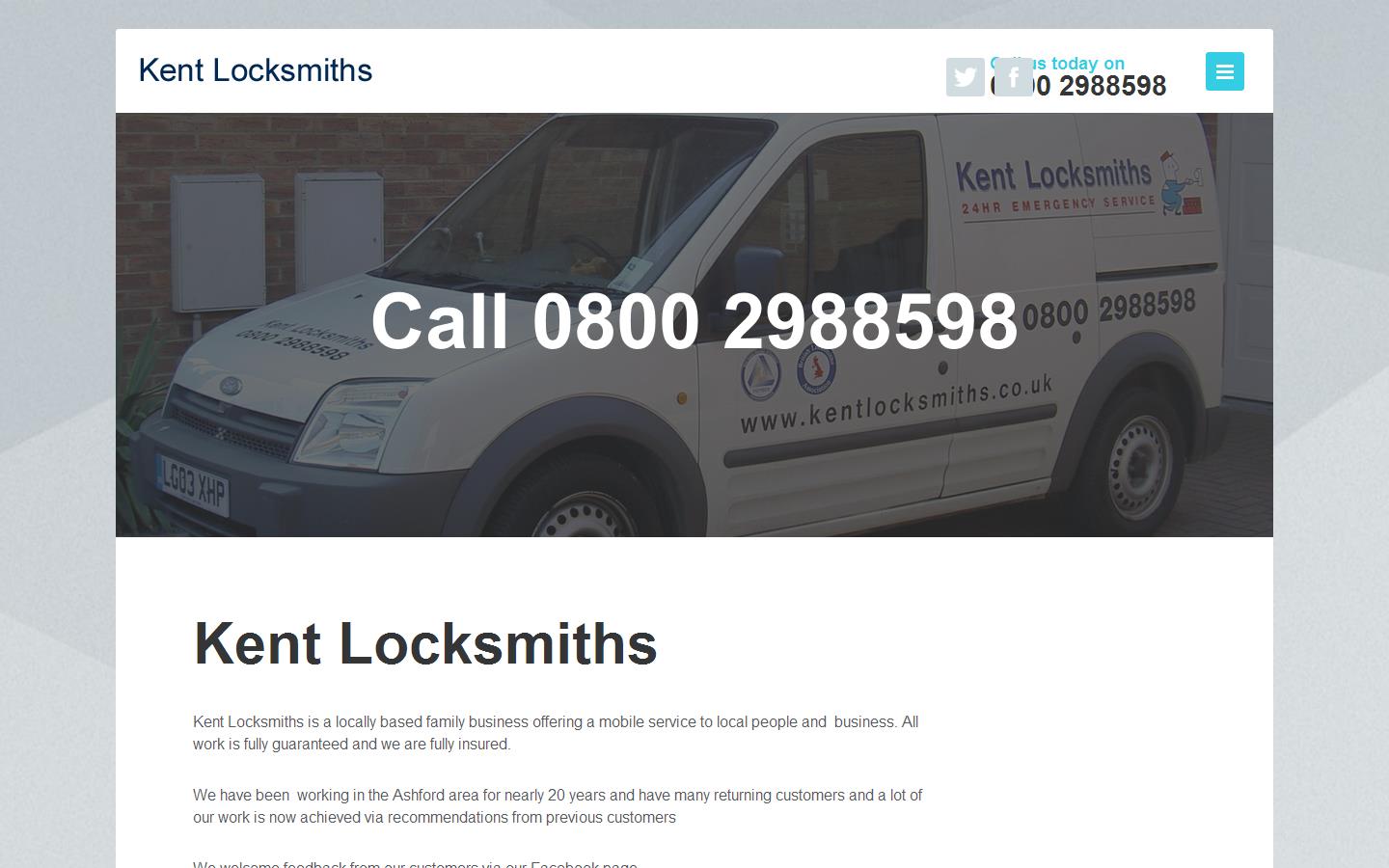 Kent Locksmiths Website