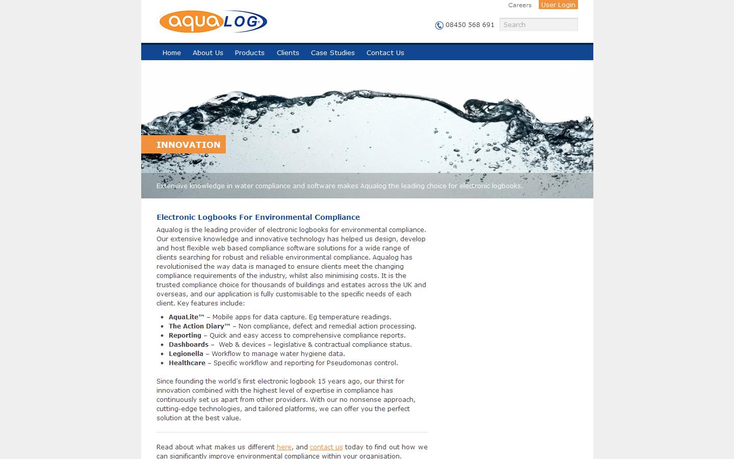 Aqualog Website