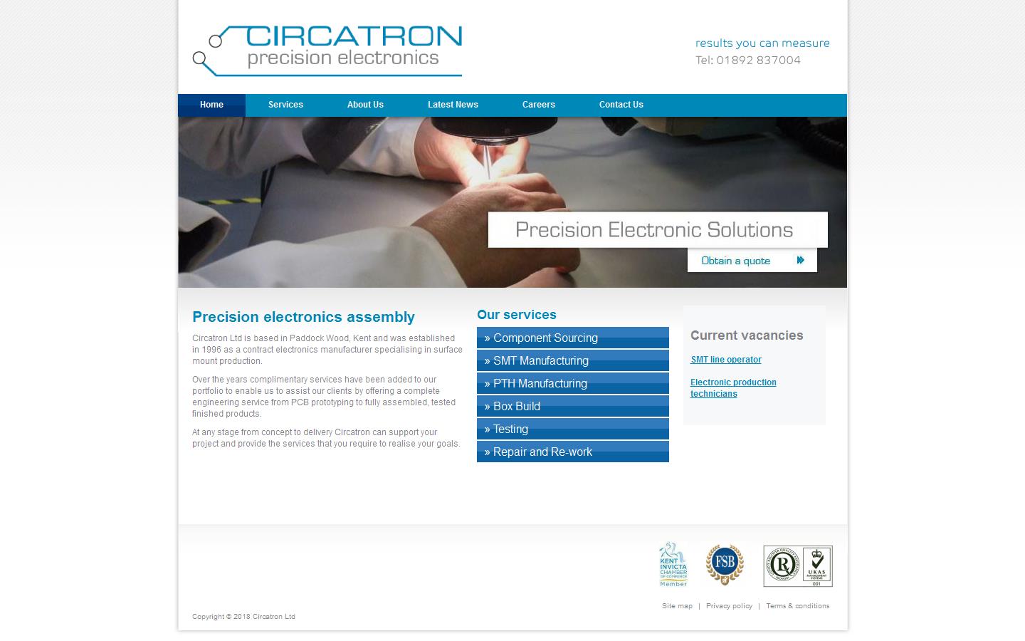 Circatron Ltd Website