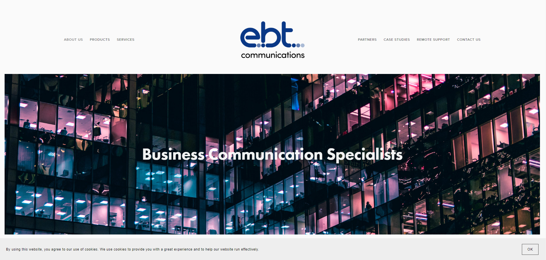 E B T Maintenance Ltd Website