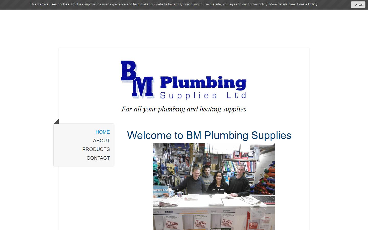 B M Plumbing Supplies Ltd Website