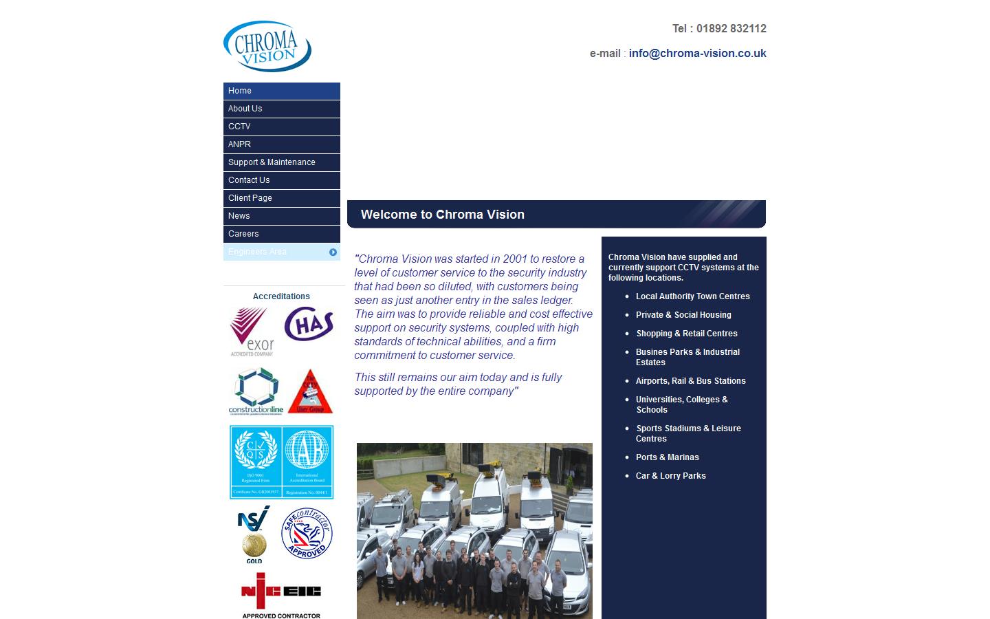 Chroma Vision Ltd Website