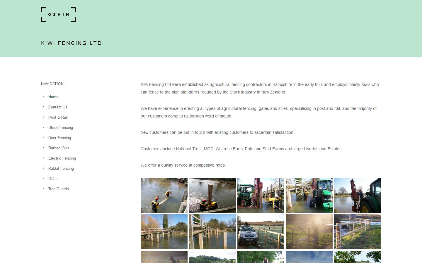 Kiwi Fencing Ltd Website