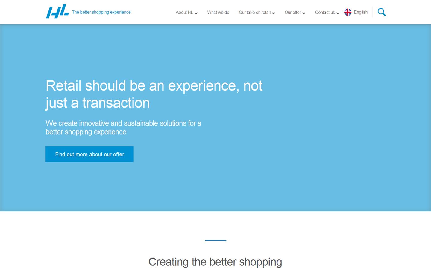 H L Display Website