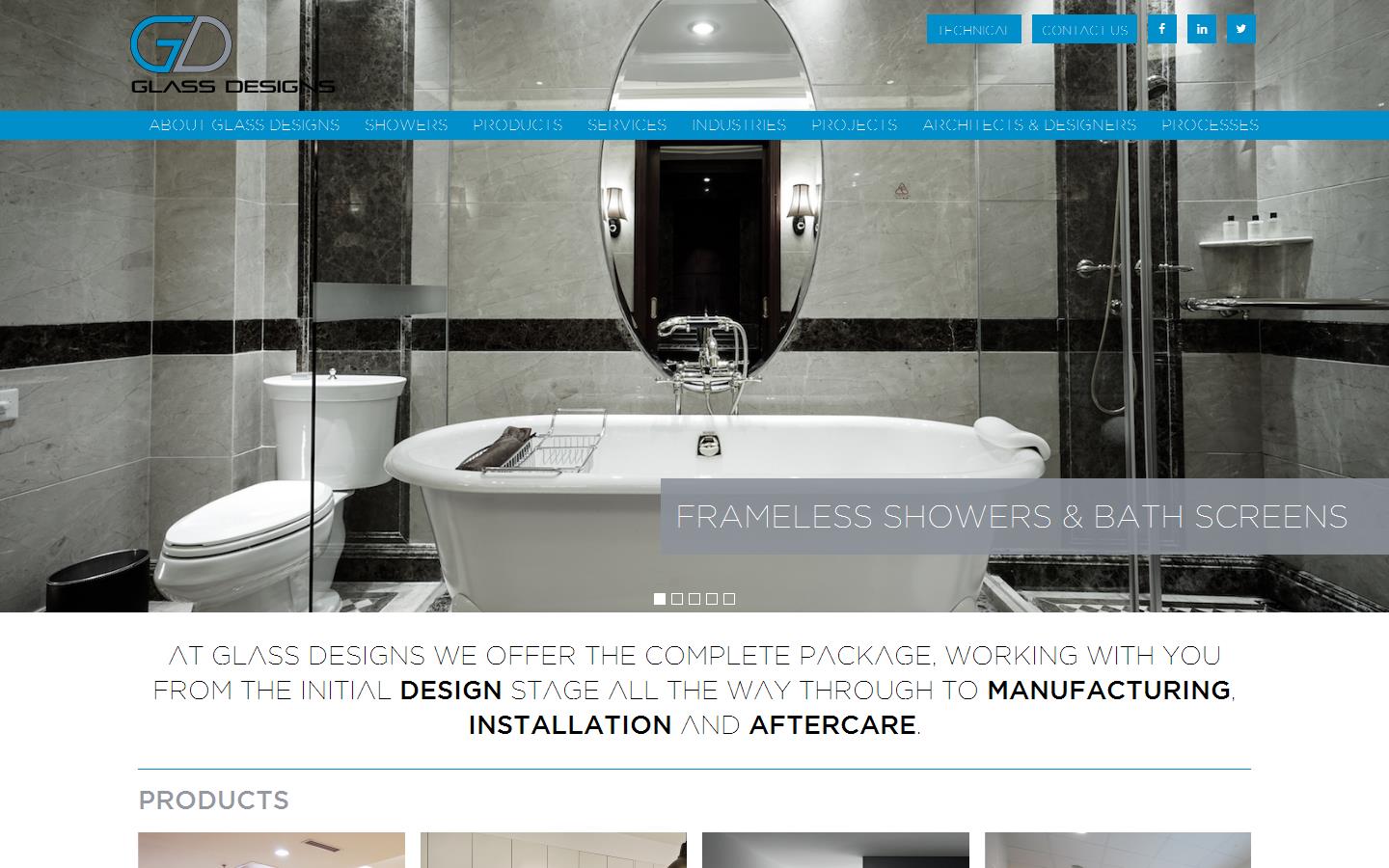 Glass Designs Website
