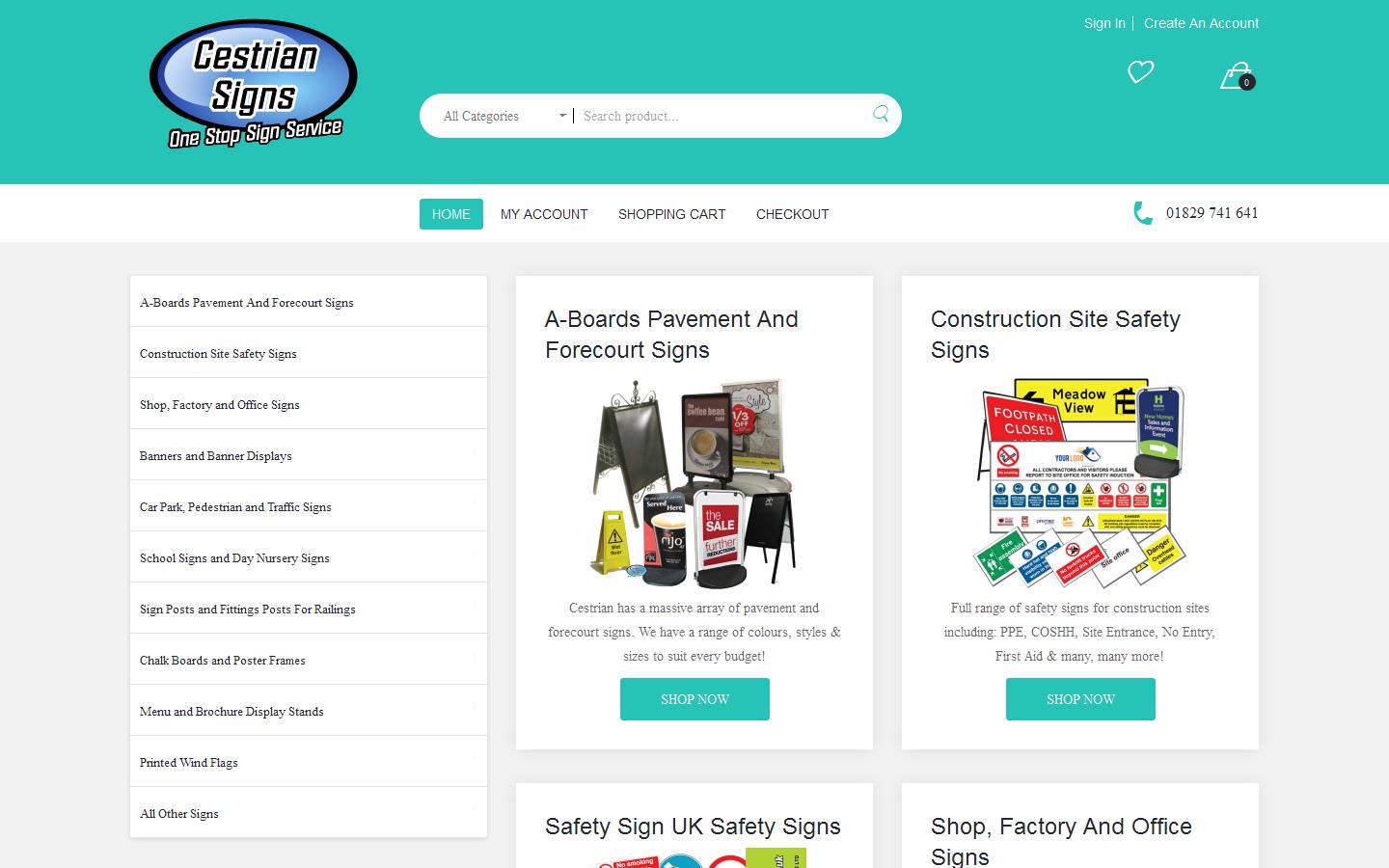 Cestrian Signs Ltd Website