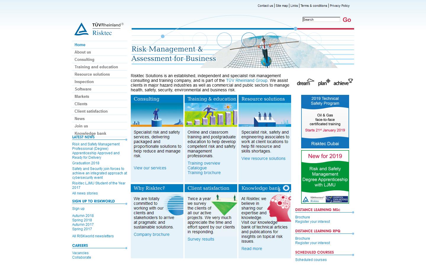 Risktec Website