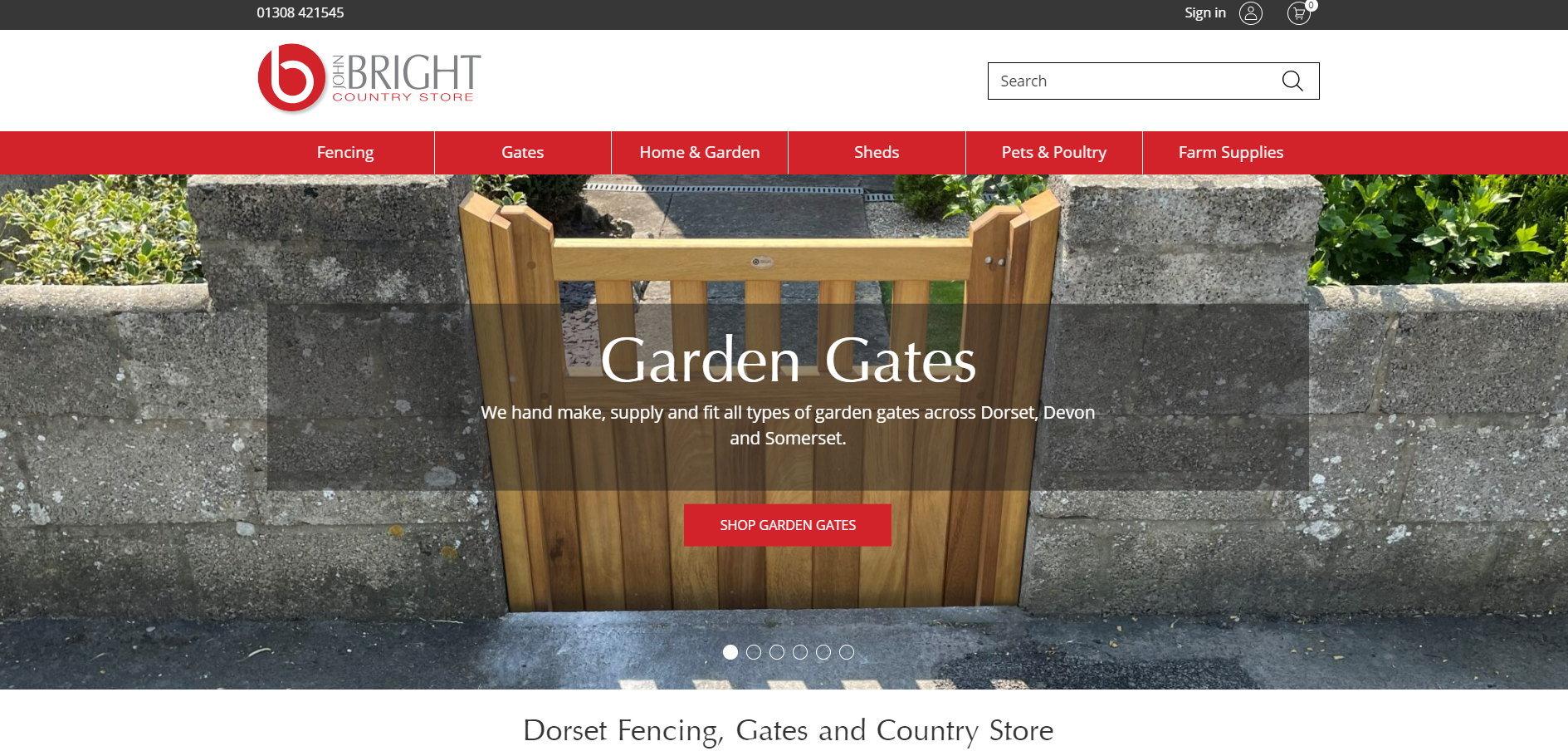 John Bright Fencing Website
