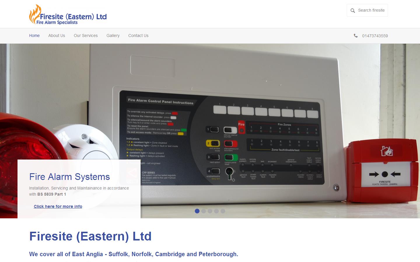 Firesite Eastern Ltd Website