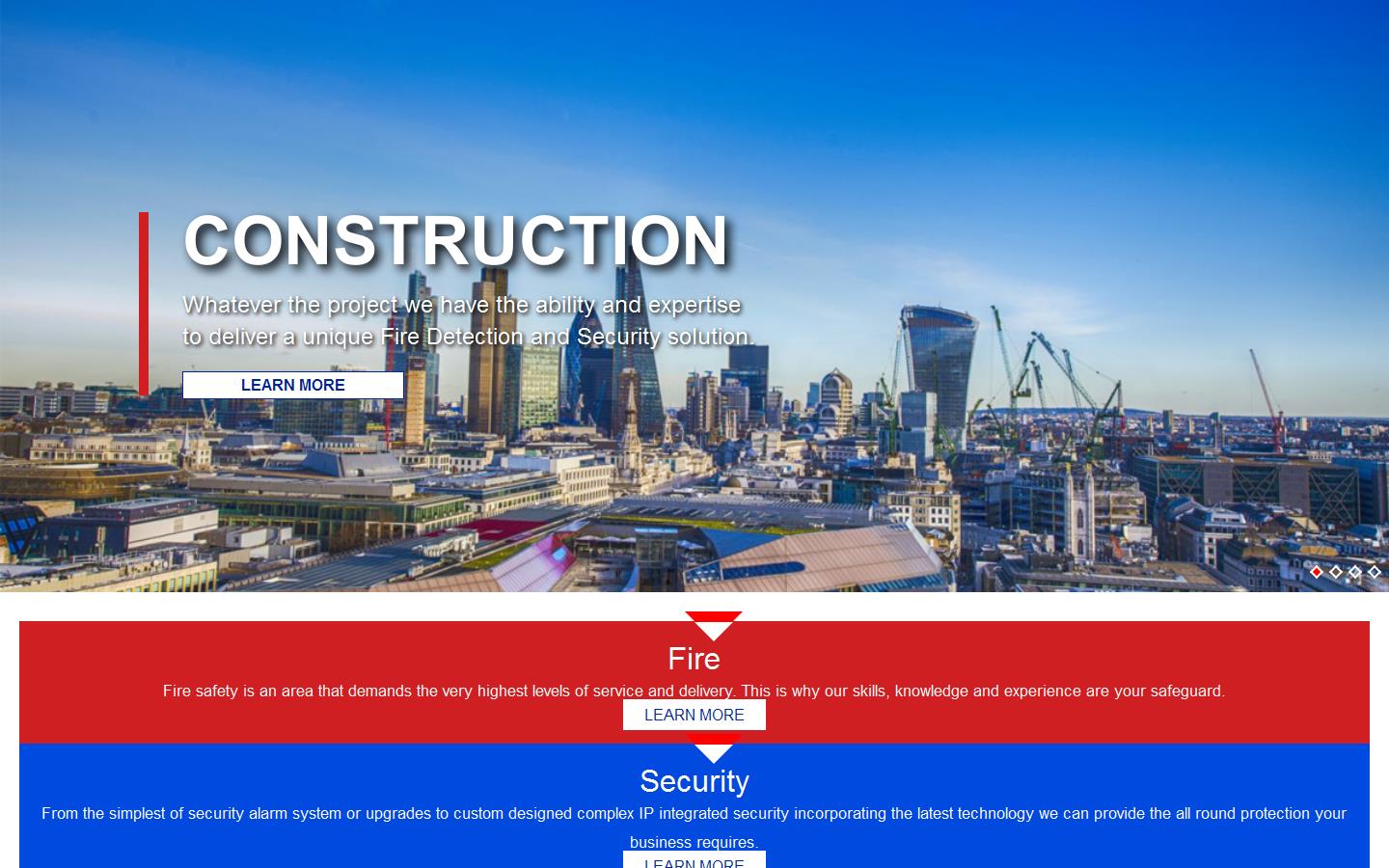 Network Security & Alarms Ltd Website