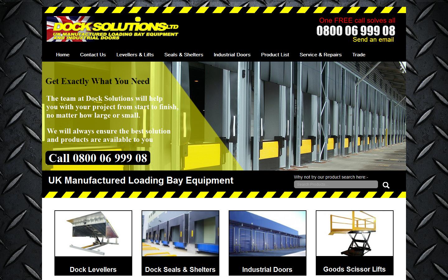 Dock Solutions Ltd Website