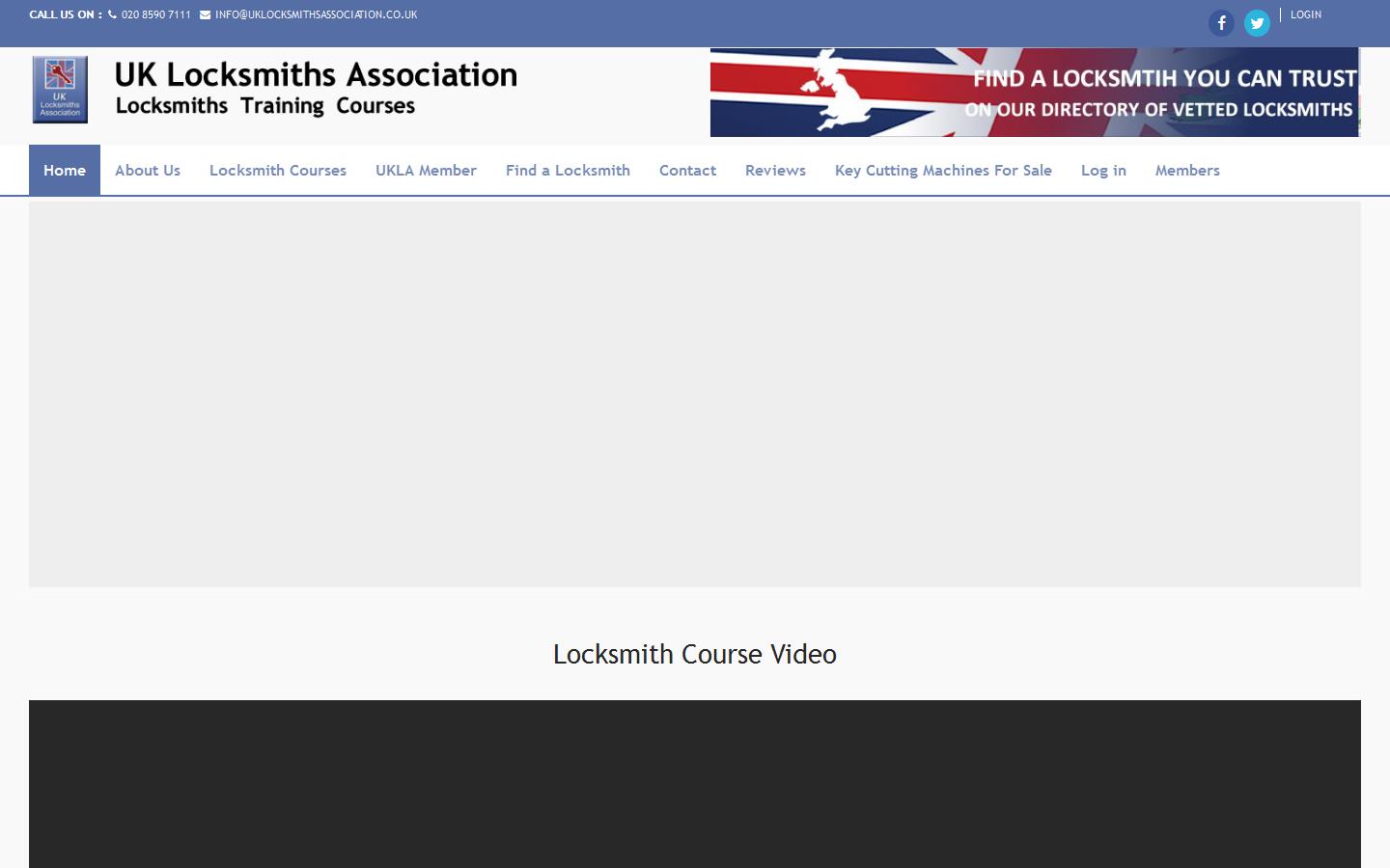 UK Locksmiths Association Website