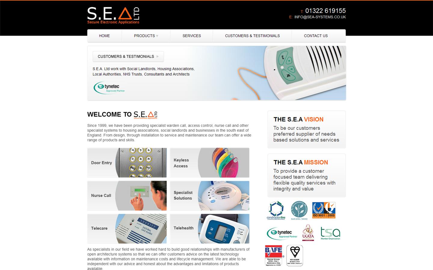 S E A Ltd Website