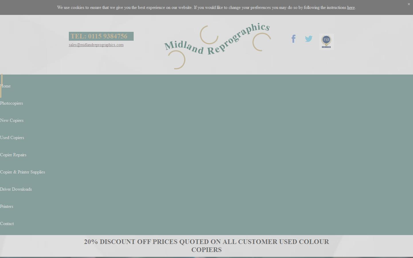 Midland Reprographics Ltd Website