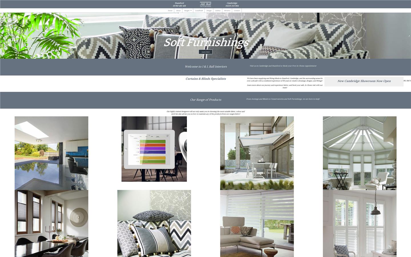 J & L Ball Interiors Website