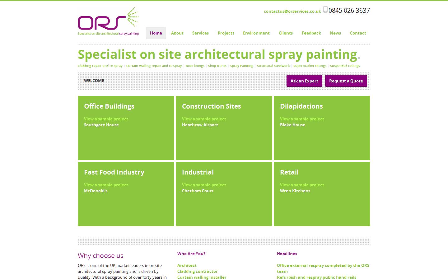 Office & Retail Services Ltd Website