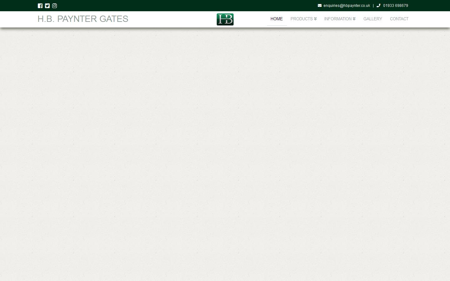 HB Paynter Gates Ltd Website