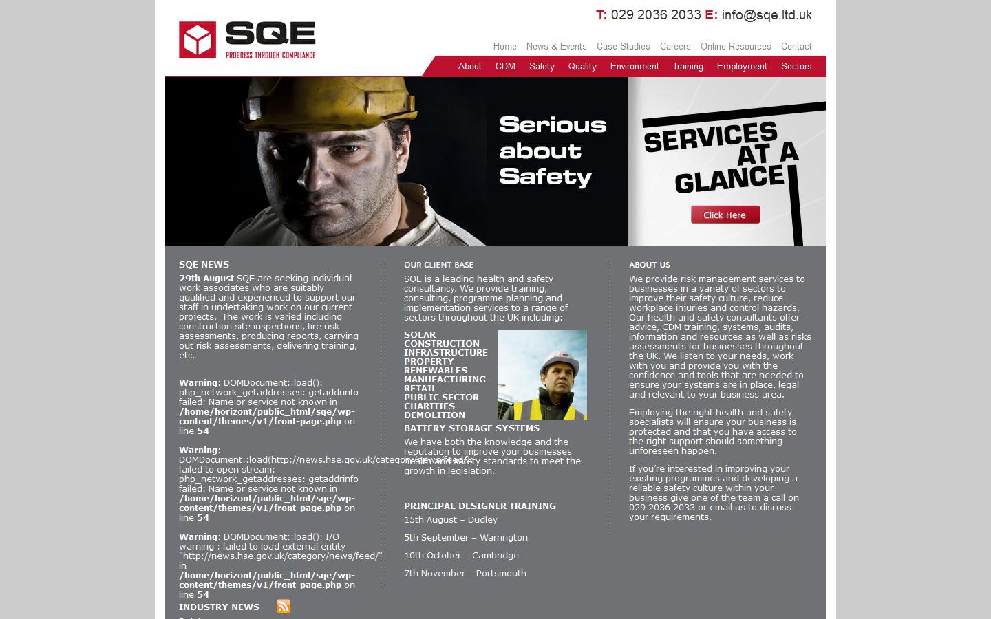 S Q E Website