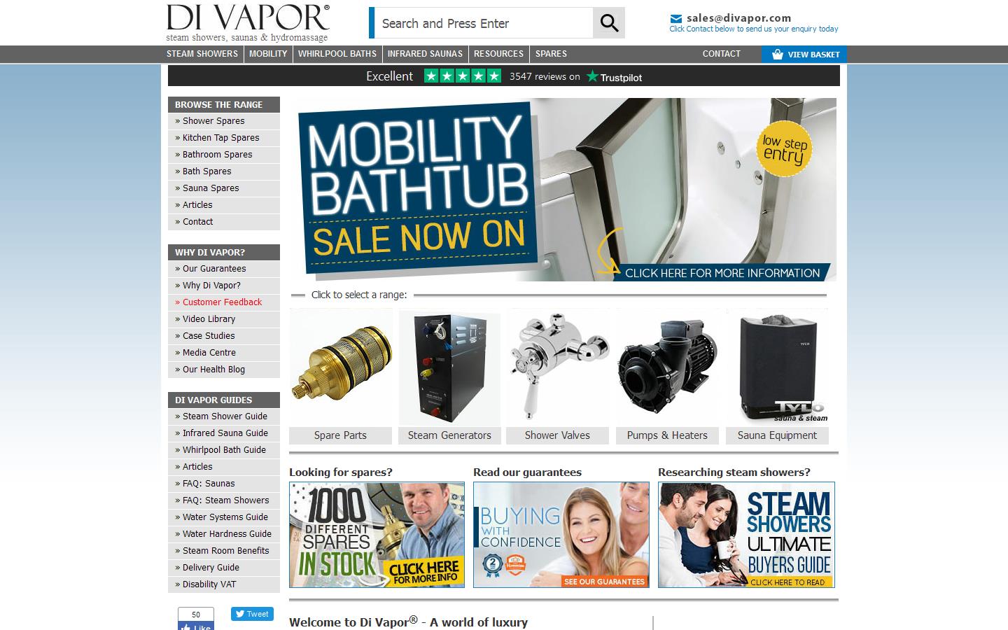 Di Vapor Website