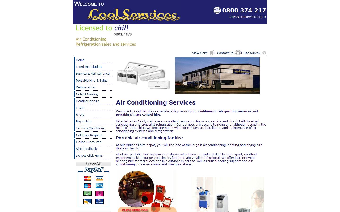 Cool Services Website