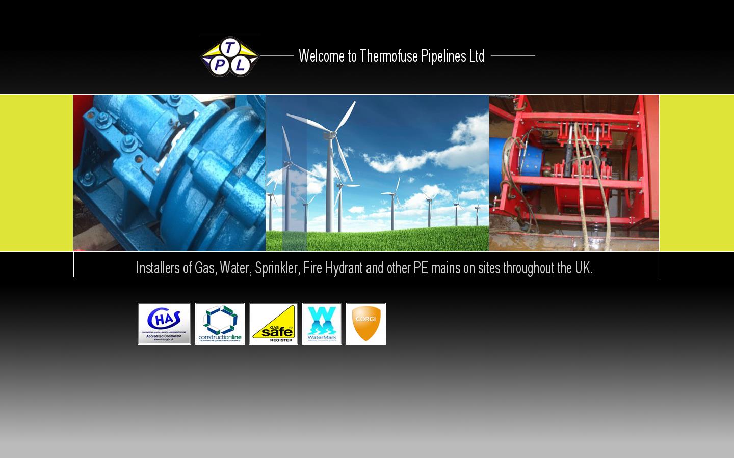 Thermofuse Pipelines Website