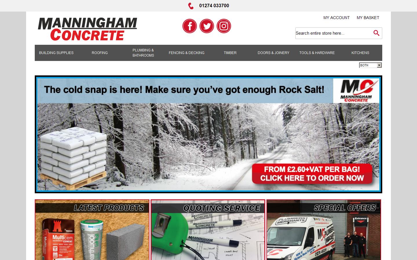 Manningham Concrete Website