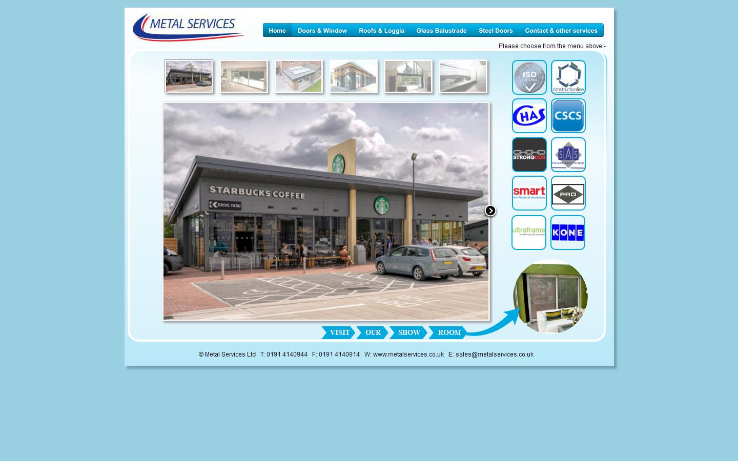 Metal Services Website