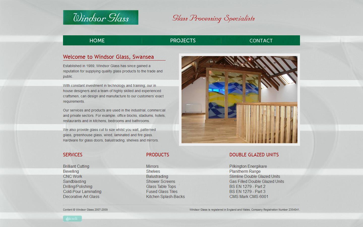 Windsor Glass Website